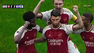 🔴𝐋𝐈𝐕𝐄  Arsenal vs Bayern Munchen  Quarterfinal Match 1 of 2  Game play PES 21 [upl. by Refotsirc605]