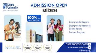 Admission Week Uttara University Fall 2024 [upl. by Aelaza]