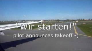 quotStart und Landegeschichten mit der Mausquot  Lufthansa Airbus A321 Takeoff in Berlin [upl. by Adnahcal]