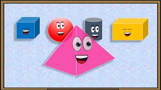 The 3D Shapes Song  More Nursery Rhymes amp Kids Songs  3d Shapes with Dedé [upl. by Notrub]