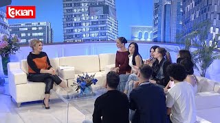 Rudina  Elhaida Dani zbulon surpizat në X Factor me skuadrën e saj në pritje të netëve live [upl. by Refotsirc369]