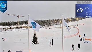 Livecam4k  levi zero point finland  Finland zero point cam view [upl. by Ailssa]