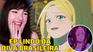 REACT 💚 ANIME DA BRASILEIRA EP 05 💛 Narenare Cheer for You [upl. by Akimaj]