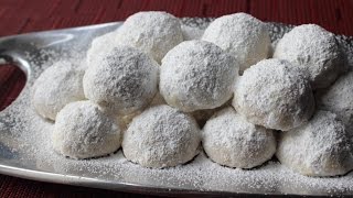 Russian Tea Cakes  Easy Tea Cookies Recipe aka Wedding Cookies [upl. by Edd459]