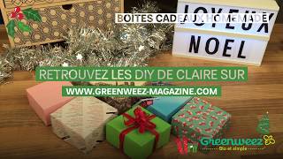 Comment fabriquer des boites cadeaux Tuto [upl. by Jilli502]