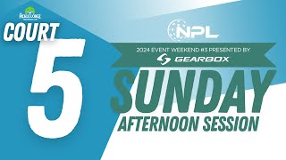 SunPMC5 National Pickleball League® in Cincinnati OH presented by Gearbox – Sunday PM C5 2024 [upl. by Velda309]