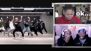 NCT 127 Sticker Dance Practice  REACTION w caitlinbensonn [upl. by Simdars]