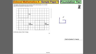 Q5 Edexcel GCSE Maths 1F Specimen Paper [upl. by Retluoc]