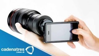 Cómo poner lentes profesionales para tomar las mejores fotografías con tu celular [upl. by Wanyen523]