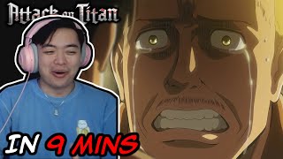 The BEST Attack on Titan Abridged Attack on Titan in 9 Minutes Reaction [upl. by Emmeline]