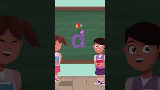 Letter D Song For Kids educationalvideos kids childrenssongs kidslearningalphabet shorts [upl. by Ahsied]