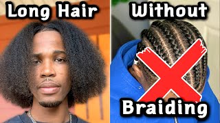 How to Grow Long Hair Super Fast Without Braiding It  Natural Hair Growth Tips [upl. by Rudin]