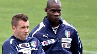 Balotelli behaviour a worry for Italy coach Prandelli [upl. by Nylynnej946]