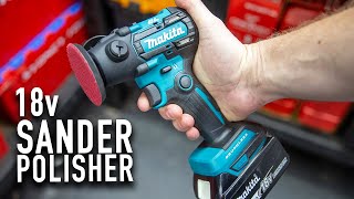 NEW Makita 18v Brushless Polisher amp Sander DPV300 [upl. by Neelloj]