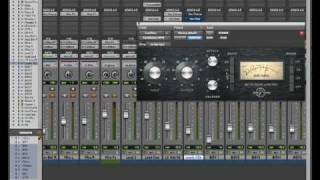 Pro Tools LE 8 Compressing Vocals with BF76 samplekingscom [upl. by Eislek]