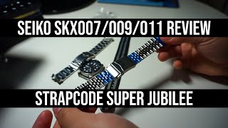 Seiko SKX Strapcode Super Jubilee Bracelet Review [upl. by Holna]