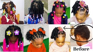 Wow6 Best and Cutest Hair Styles I have Ever Made Hairstyles for kids with short hair [upl. by Letnuahc958]