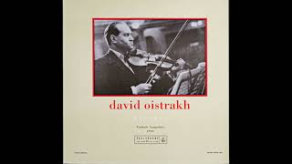 Manuel de Falla Siete canciones populares españolas No4 Jota  David Oistrakh Vladimir Yampolsky [upl. by Ermey]