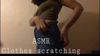 Fast amp aggressive clothes scratching  ASMR español [upl. by Eemyaj]