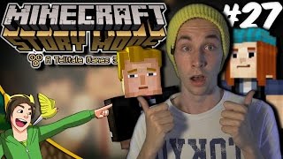 WIE MOET IK REDDEN  Minecraft Story Mode  Part 27  Episode 7 Dutch [upl. by Nomzaj]