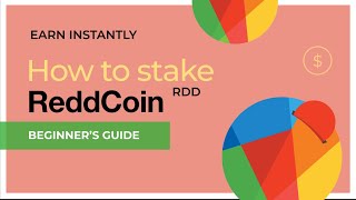 ReddCoin RDD  How To Stake Guide  Easy Tutorial [upl. by Notsirt306]