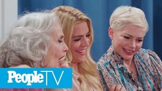 Katie Holmes amp Michelle Williams Discover The Dawson Crying Meme For The First Time  PeopleTV [upl. by Lance]