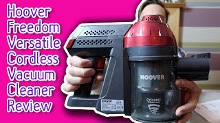 Hoover Freedom Versatile Cordless Vacuum Cleaner Review  Here Come The Hoopers [upl. by Arikehs684]