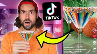 JE MANGE QUE DES RECETTES TIKTOK PENDANT 24H satisfaisant  HUBY [upl. by Siugram322]