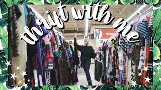 Come Thrift With Me  BIG Try On Thrift Store Haul  Thrifting Holiday Outfits [upl. by Schellens352]