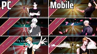 S Rank Characters Animation PC vs MOBILE  The Spike Volleyball [upl. by Shaikh]