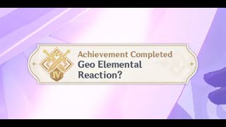 Defeat Primo Geovishap and get Geo Elemental Reactionquot  Genshin impact [upl. by Adnohsal770]