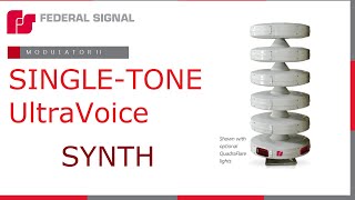 Federal Signal Modulator II singletone UV  All signals synth [upl. by Akelam186]