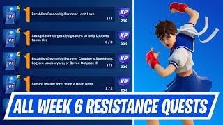 Complete Resistance Week 6 Quests Challenges Guide  How to Complete Week 6 Resistance Quests [upl. by Hoopen]