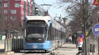 SL Tram Tvärbanan Mårtensdal Stockholm [upl. by Khai]