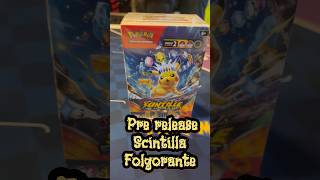 PreRelease Pokemon Scintille Folgoranti pokemon prerelease shorts [upl. by Eittol]