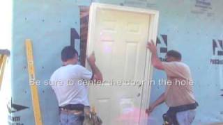 How to Install an Exterior Door  EZHang Door [upl. by Nosila]