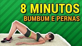 Exercício de 8 Minutos para Bumbum e Pernas Afinar as Pernas e Enrijecer bumbum [upl. by Octavus712]