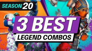 Top 3 LEGEND COMBOS for Season 20  BROKEN TEAM COMPS to ABUSE  Apex Legends Guide [upl. by Svirad877]