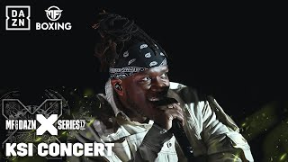 KSI’s Stunning First DAZN X Series 17 Concert [upl. by Ilahsiav]