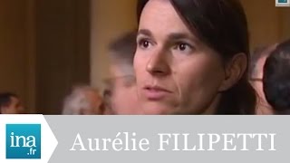 Aurélie Filipetti quotIl faut quon arrête les conneriesquot  Archive INA [upl. by Beverly844]