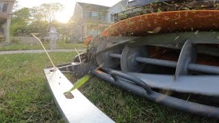 Reel Mower Electric Conversion Prototype [upl. by Alegnaed]