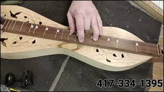 Maple Top Cedar Creek Dulcimer with humming bird and vine [upl. by Kennan]