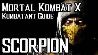 Guia de Mortal Kombat X  quotScorpionquot Combo de 10 Golpes Variante Ninjutsu [upl. by Bashuk]