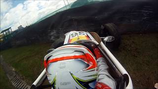 Crash Racing Car  Oil  Interlagos  Fvee  Flavio Matheus [upl. by Trant]