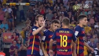 Joan Gamper Trophy  Rakitic Goal vs AS Roma HD [upl. by Atimed206]