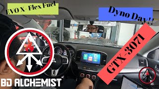 Evo X Gtx3071 Dyno day flexfuel tuning with explinations [upl. by Yatnuhs]