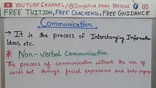 Non verbal communication Bcom 2nd Semester  Types Of Non verbal communication Bba 4th sem [upl. by Abell]