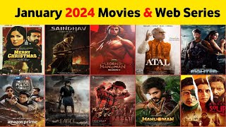 Upcoming Movies And Web Series January 2024  January Movie Releases 2024 [upl. by Tews]