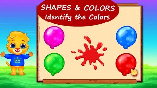 Colors and Shapes 4  Identify the same colors with Lucas and Ruby  RV AppStudios Games [upl. by Crawley]