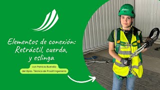 Elementos de conexión para trabajos en altura  Proalt Ingeniería [upl. by Nnayar315]